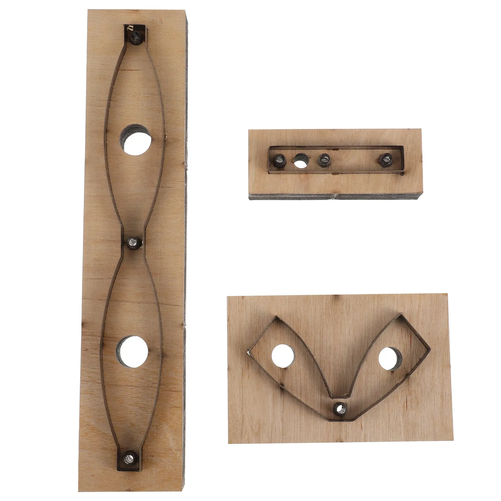 3Pcs Bow Cutting Die Mold for DIY Art Crafts Craft Jewelry Making Scrapbooking Embossing Wooden Mold DIY Supplies