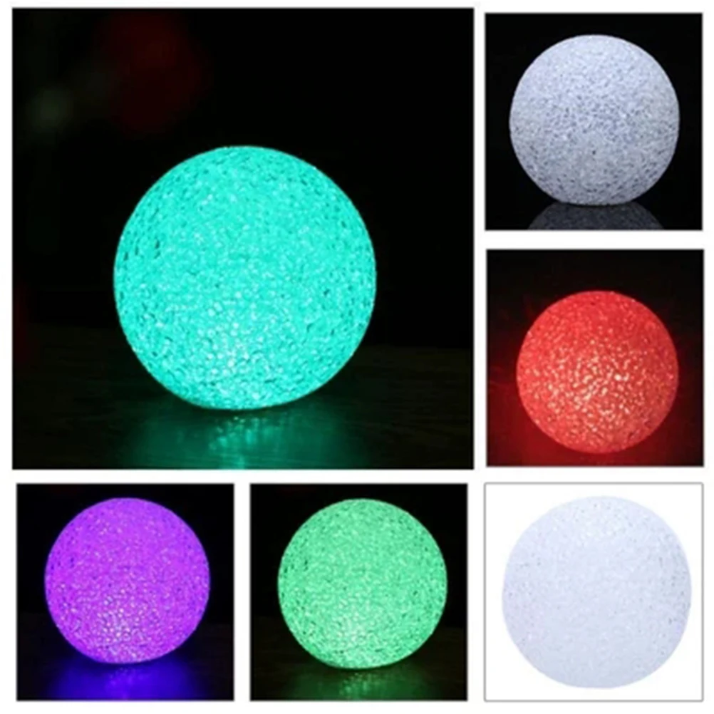 

Glowing Crystal Ball Night Light Colorful Gradient Lamp Decorative Table Luminous Toy Sphere Bedroom Office Nursery Foyer