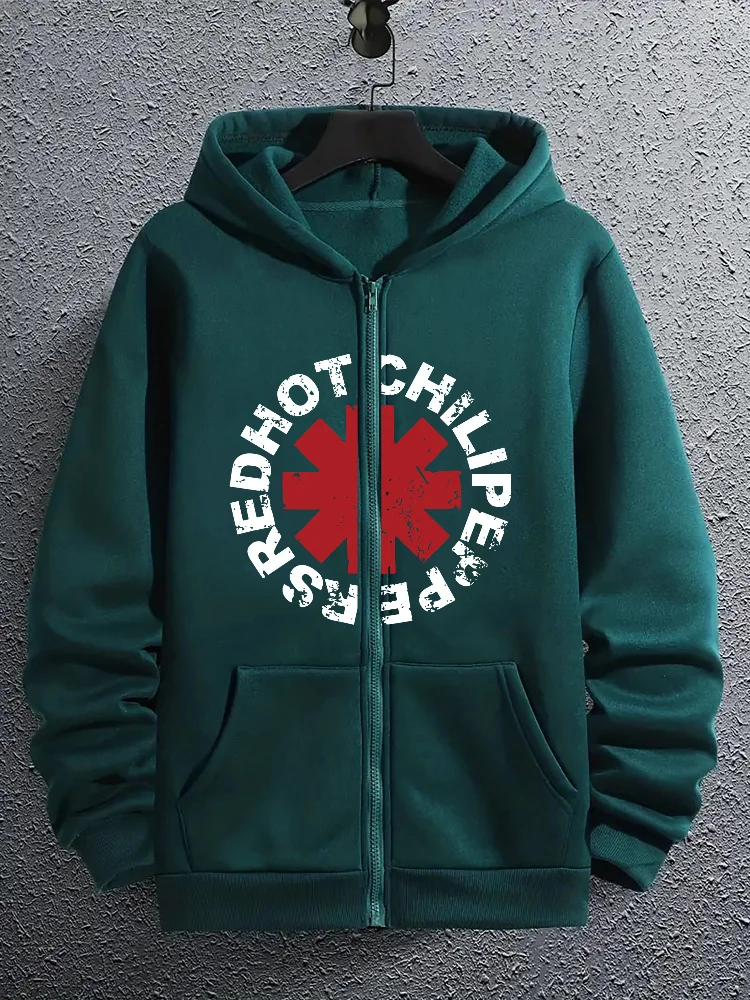 Red Hot Chili Hoodie Peppers Women Men Long Sleeve Fleece Sweatshirt Vintage Rock Band Streetwear Hip Hop Clothes