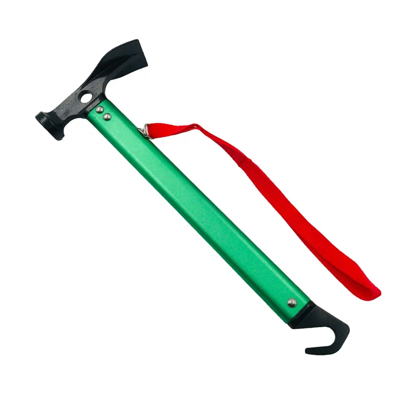 Extreme Light Industrial Grade Colorful Aluminum Tent Peg Stake Hammer 8 Blade 370g Weight Customizable for Outdoor Camping