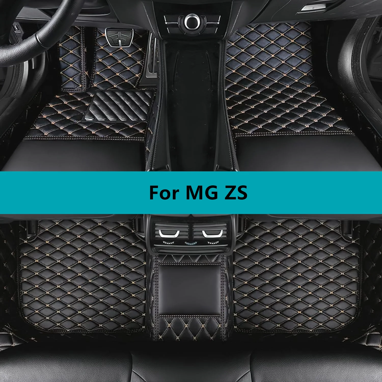 

Автомобильные коврики на заказ для MG ZS 2022 2023 2024 2025 2026, всепогодные водонепроницаемые автомобильные коврики