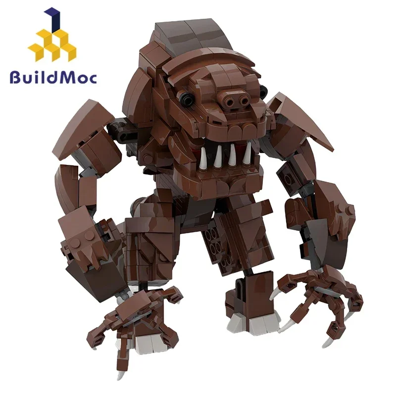 

BuildMoc, космические войны, Rancor Acklay, монстр, набор строительных блоков, Арена, рек, риносерос, чудовище, кирпичи, игрушки для детей, подарок на день рождения