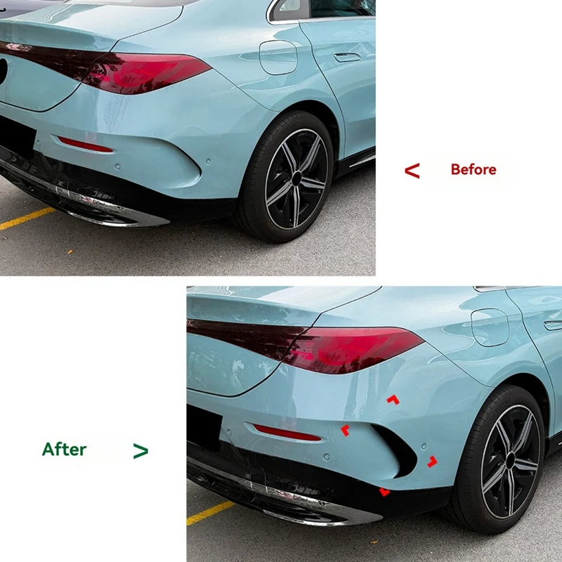 Super Sale Rear Bumper Spoiler Side Wing Canard Trim for Mercedes Benz CLA Class C174 C178 AMG Line 2026 Accessories