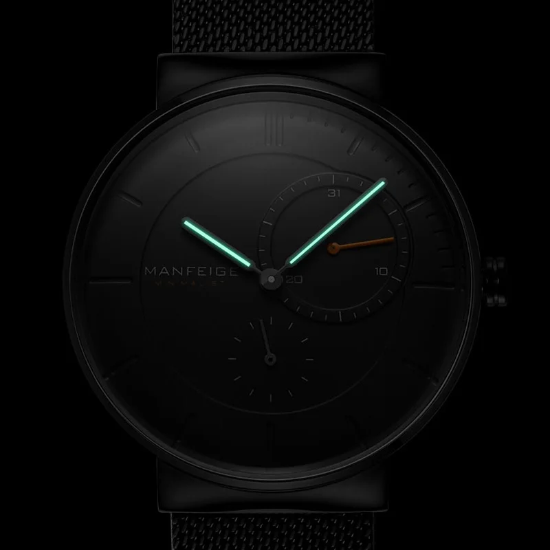 أزياء رجال الأعمال ساعات كوارتز مقاوم للماء ساعة معصم مضيئة ساعة عادية التقويم باجاني تصميم الرجال الساعات Reloj Mujer