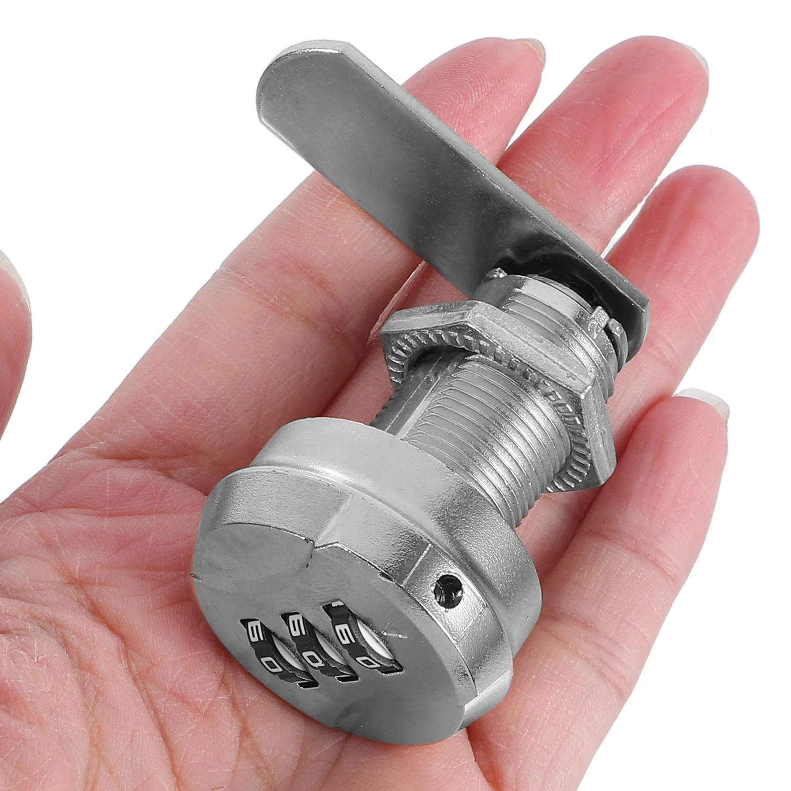 

2Sets Zinc Alloy Mechanical Combination Lock Password Lock for Drawer Cabinet Mailbox File Office Security Dresser Drawer Locks