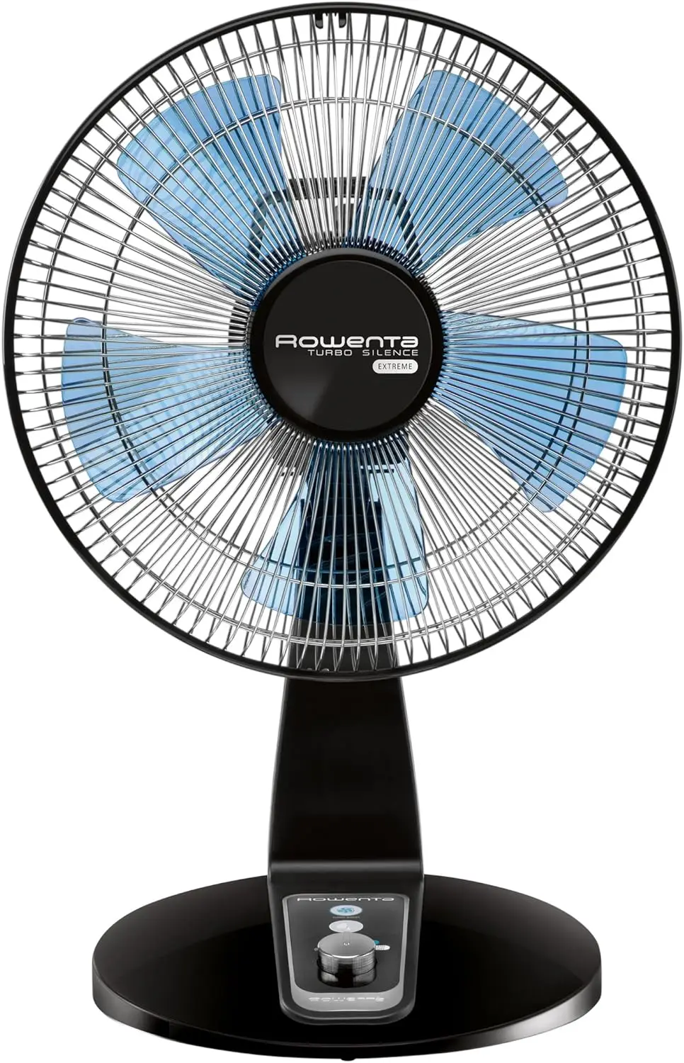 Turbo Silence Table Fan 18 Inches Height Ultra Quiet Fan Oscillating, Portable, 4 Speeds, Manual Turn Dial, Indoor VU2631