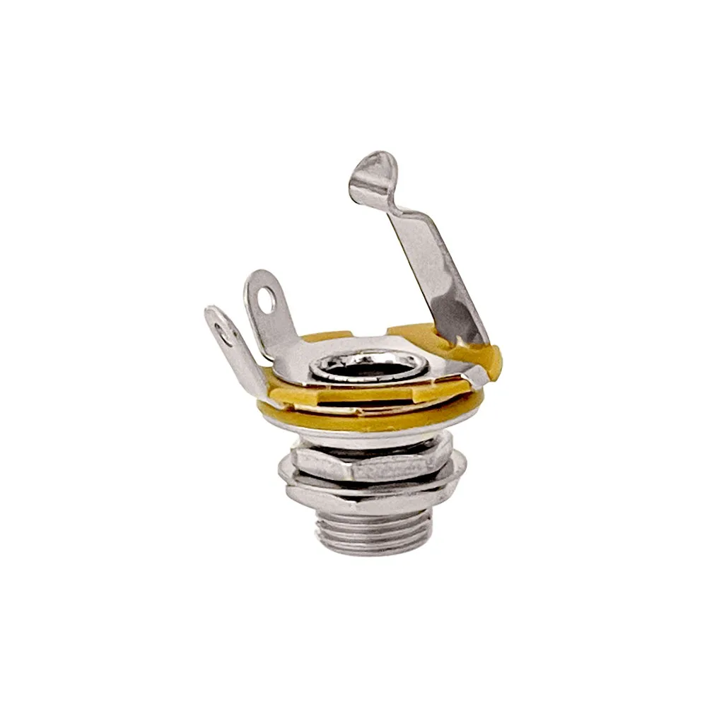 6 stücke Gitarre Stereo Stecker Jack Audio Weibliche 2-Leiter Solder Schweißen Typ Panel Buchse Mono TS Panel Chassis montieren – Detail 8