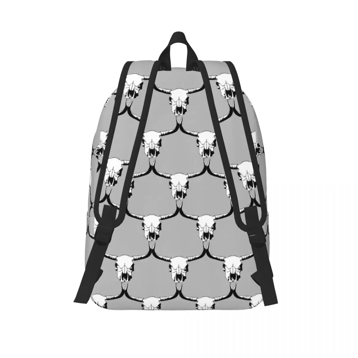 Cattle Skull Student Backpack School Bag Hiking Travel Daypack for Boys Girls Fashion Bookbag Shoulder Bags