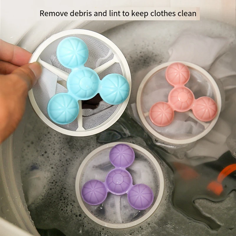 Hair Filter Bag Lint Catcher For Washing Machine Pet Reusable Washing Hair Catcher 10Pc