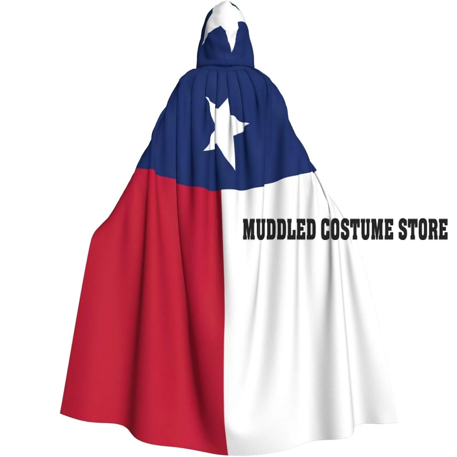 

Халаты унисекс, накидки для взрослых, плащ с капюшоном и принтом флага Техаса для косплея, карнавальные костюмы на Хэллоуин