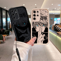 Jujutsu Kaisen Art Eyes Ladder Rope Phone Case For Samsung A25 15 73 71 54 53 52 51 50 34 33 32 31 30 24 23 22 21 20 S Funda