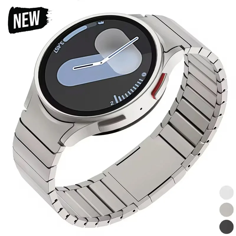 

Stainless Steel Strap for Samsung Galaxy Watch 7 6 5 4 40mm 44mm 6Classic 43/47mm No Gaps Metal Magnetic Band 5Pro 45mm Bracelet
