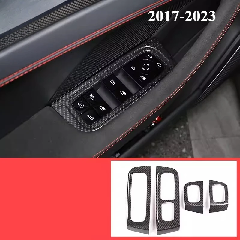 

Для Porsche Panamera 2017-2023: накладка на центральную консоль из карбона, модифицированные детали интерьера, аксессуары, инструменты