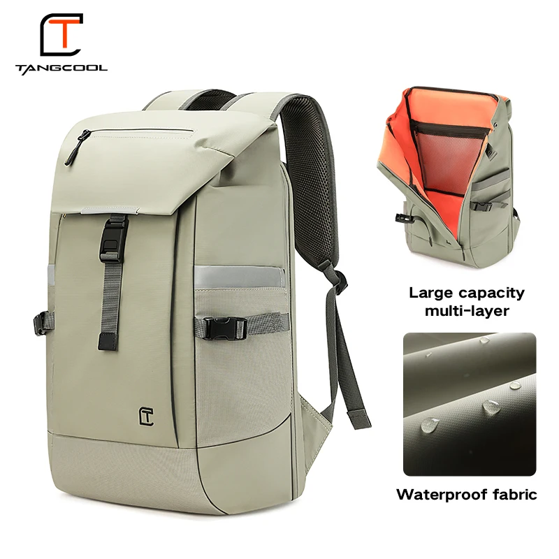 

TANGCOOL 30L Travel Laptop Backpack Water Resistant Carry On Bag for Men Fits 17.3 Laptop for Business College Airplane Travel