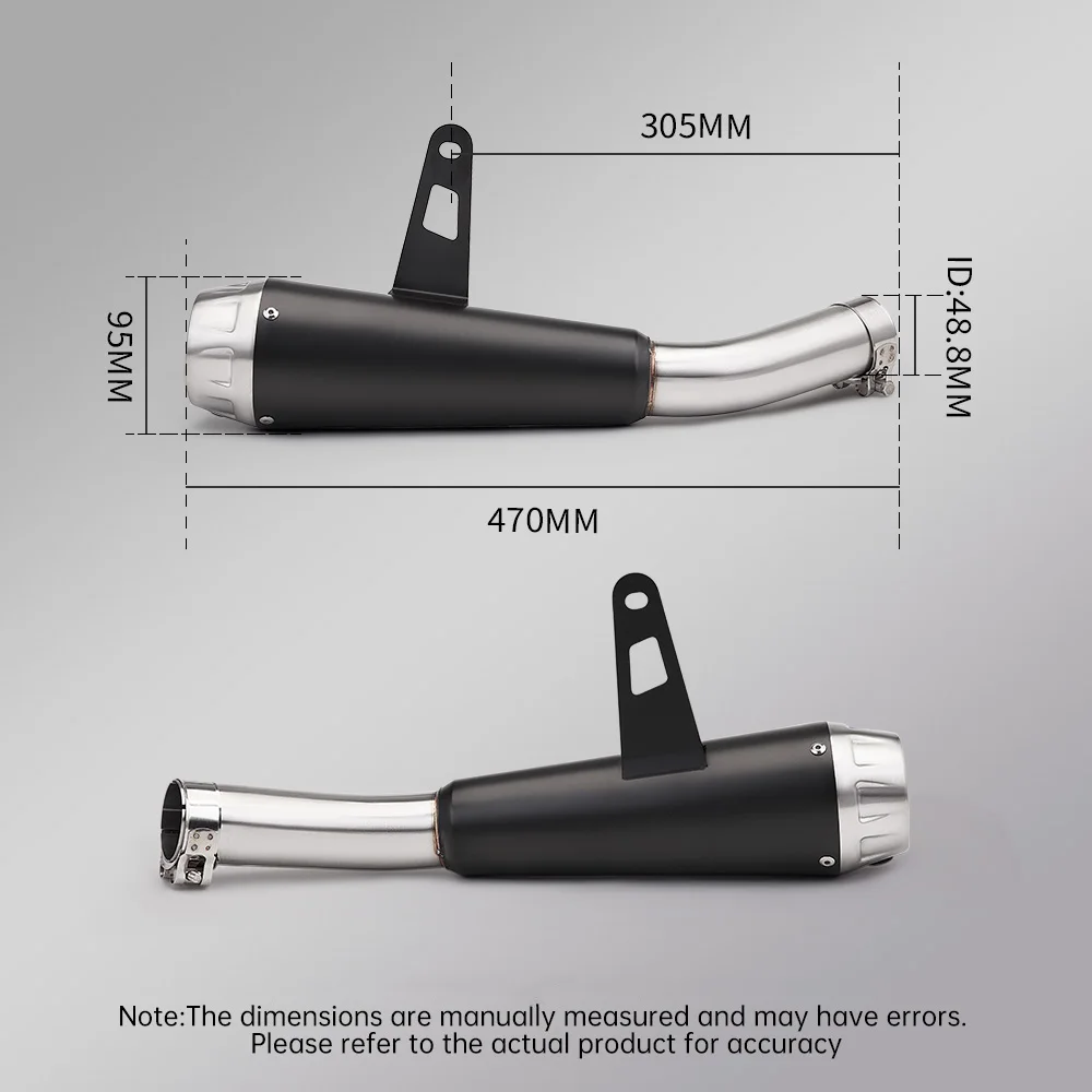 Hot Sale Escape Slip-on Motorcycle Exhaust Muffler Universal For Transalp 750 2023 2024 Hornet 750 CB750 CB 750 XL750