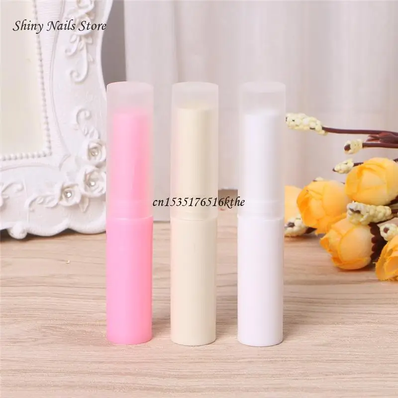 เครื่องสำอางที่ว่างเปล่าลิปสติกพลาสติก Lip Balm แต่งหน้าคอนเทนเนอร์ตัวอย่างหลอดหมวก D Dropship