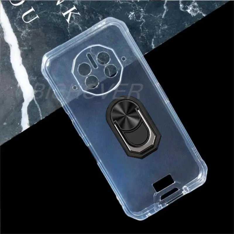 Shockproof Ring Holder For Doogee V Max S100 S51 S61 Pro S89 S96 S98 S99 V30 V10 V11 Case Soft Silicone Protective Holder Cover