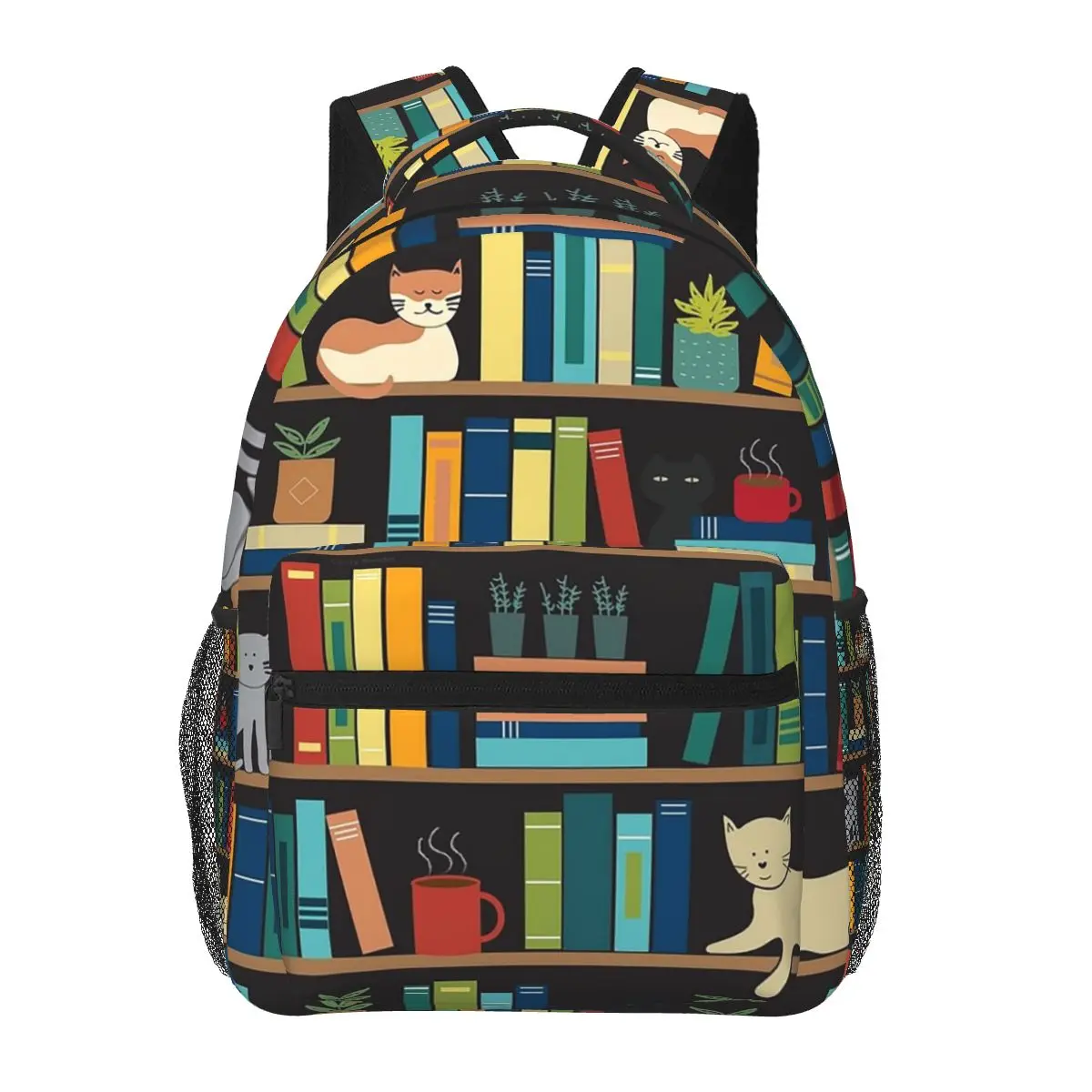 Book Lover Author Librarian Backpacks Boys Girls Bookbag Children School Bags Travel Rucksack Shoulder Bag Large Capacity