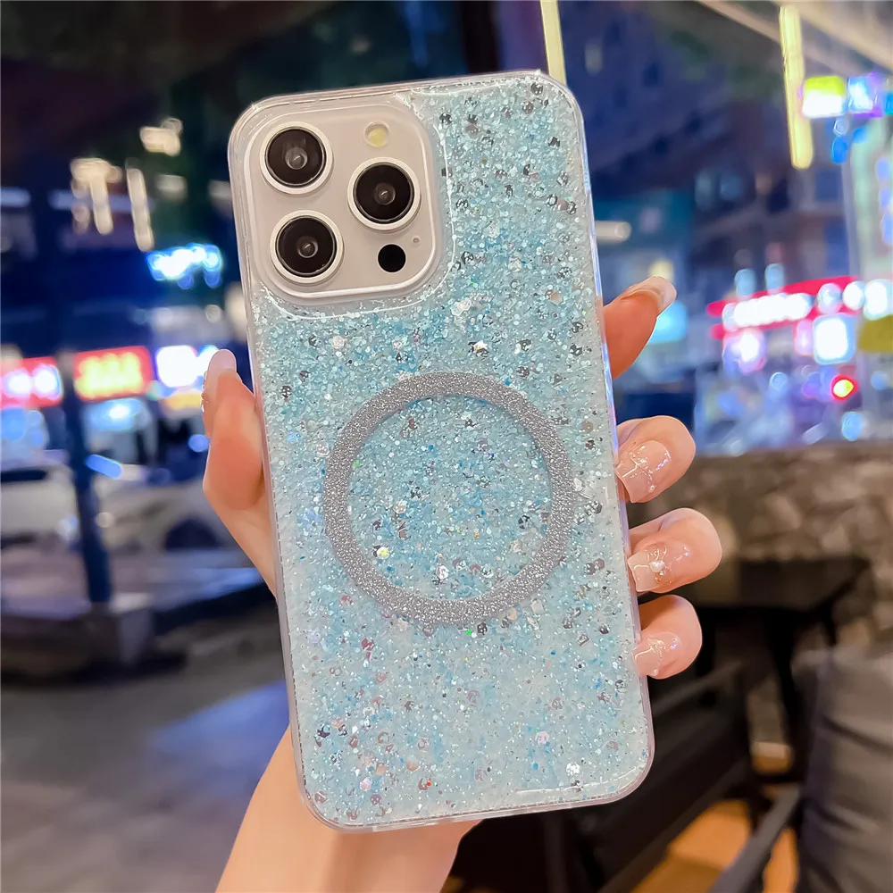 Glitter pailletten gradiënt duidelijke ketting riem Lanyard telefoonhoesje voor iPhone 13 14 Pro Max 12 11 XR XS X 7 8 Plus zachte hoes, geel, voor 7 Plus of 8 Plus