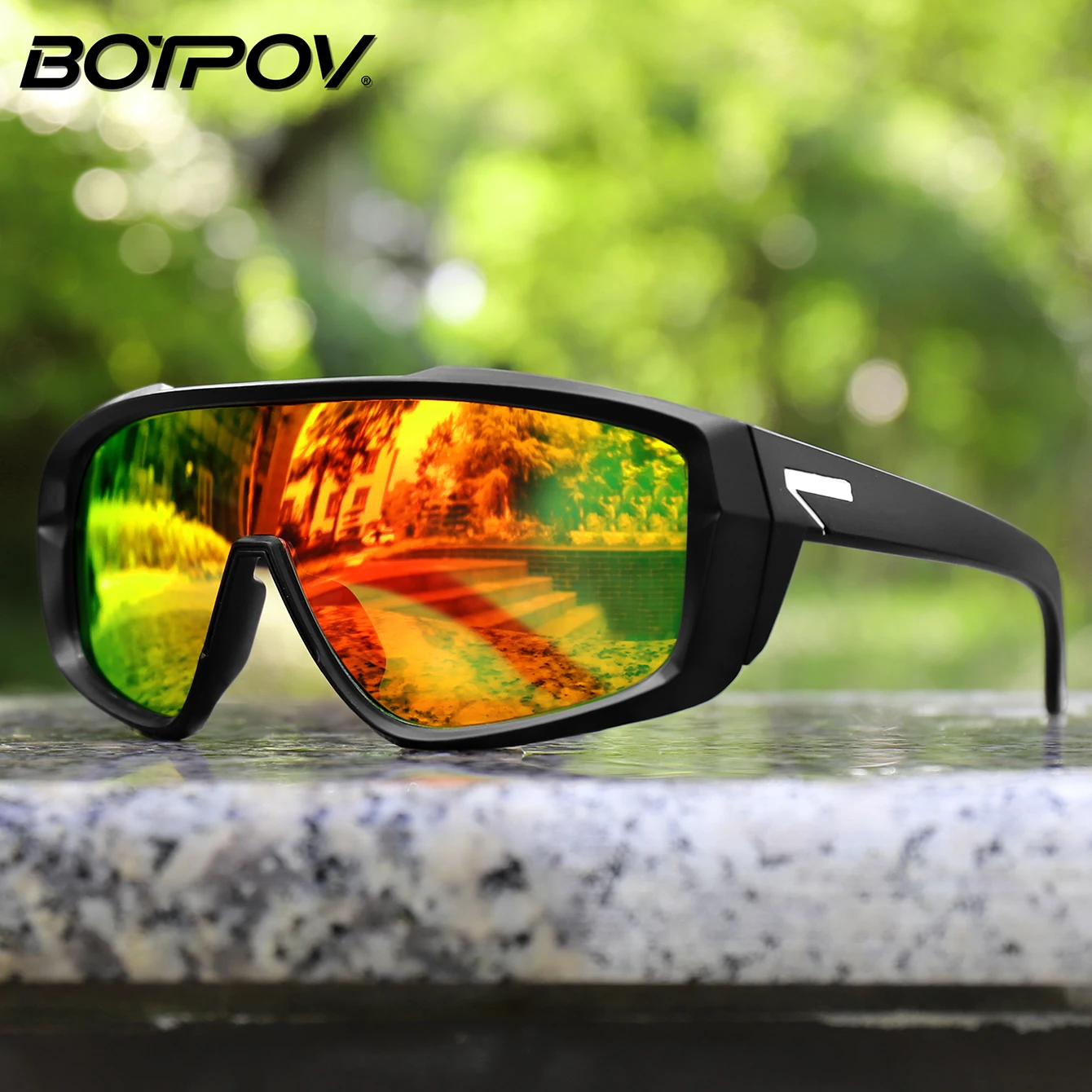 Bunte Jugend-Sonnenbrille, UV400, winddicht, MTB, Fahrrad, modisch, Outdoor-Sport, Radfahren, Schutzbrille für Männer und Frauen