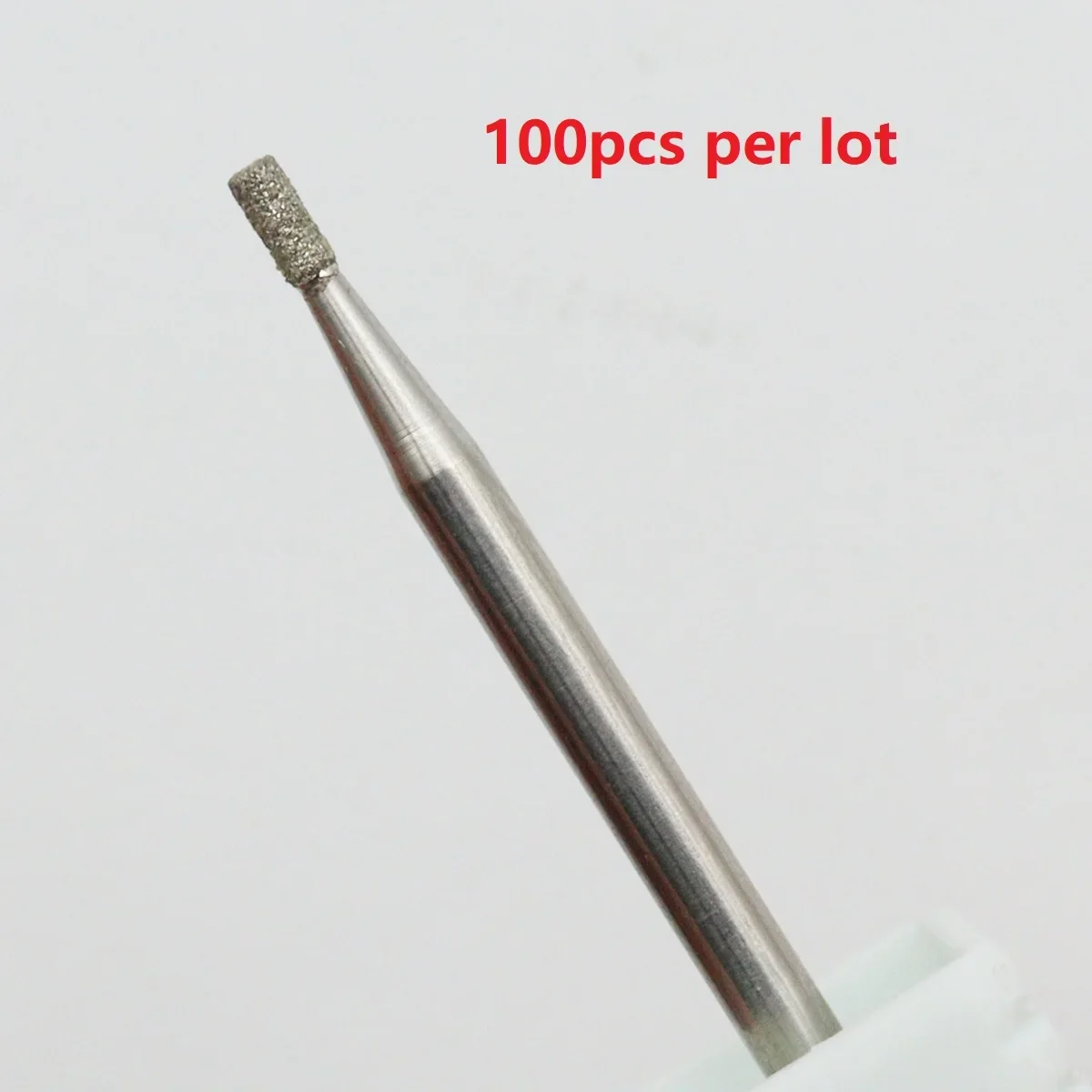 

Factory 100pcs 3/32" Diamond Burrs Drill Bit Nails Stainless Steel Cutter For Manicure Professional Remove Nail Gel Tools