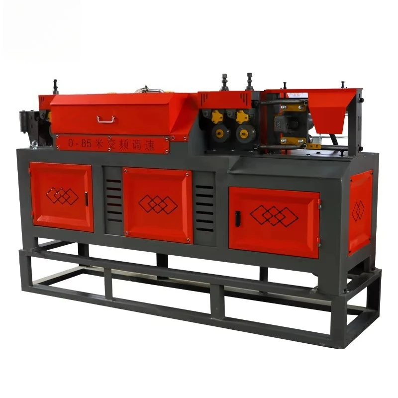 Scrap Steel Bar Straightening Machine Rebar Metal Straightening Machinery With Core Motor Component