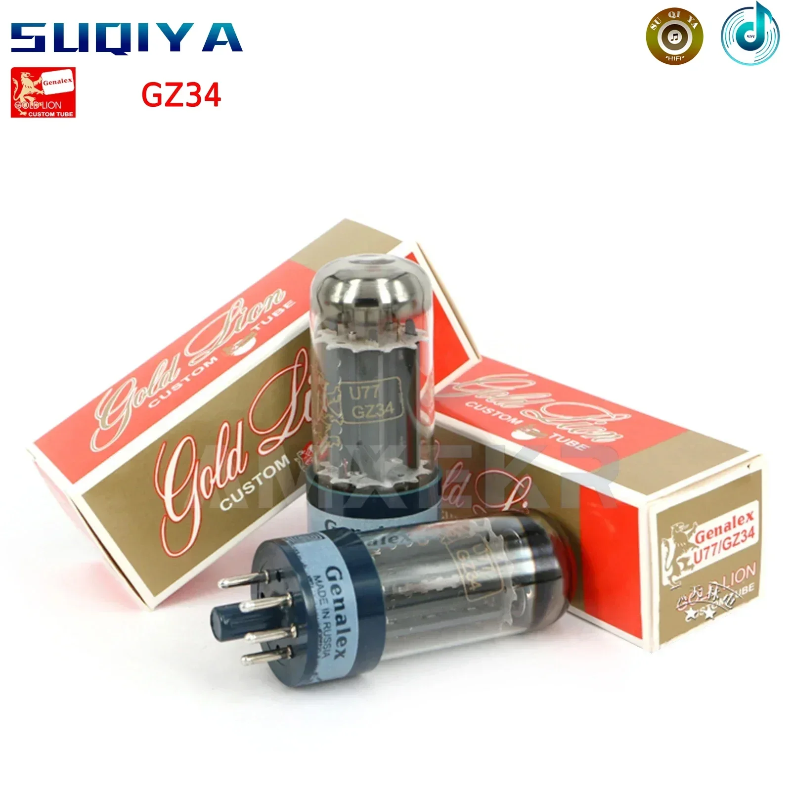 SUQIYA-GOLD LION GZ34 Electronic Tube U77 Replacement 5AR4/274B/5U4G Vacuum Tube Original Factory Precision Matching For Amp