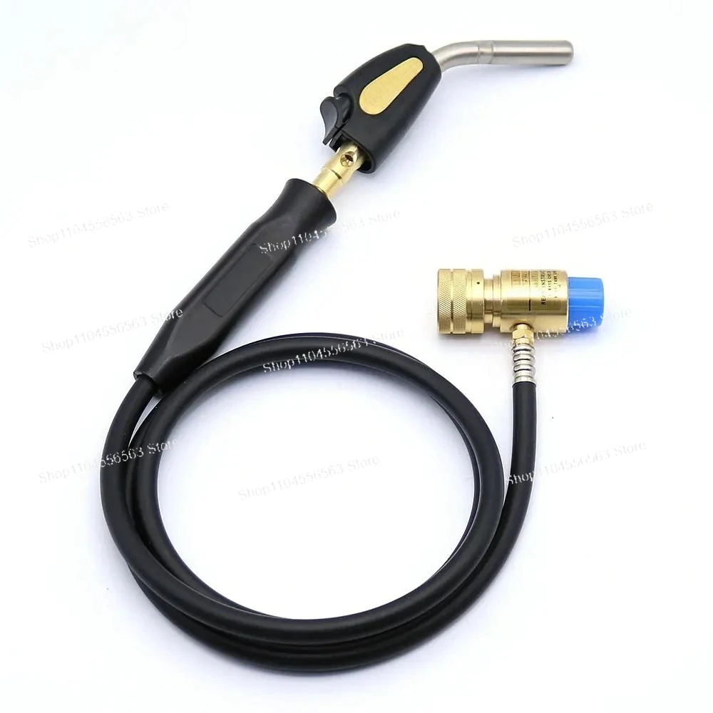 Soldering Gas Torch Self Ignition Plumbing Turbo Torch Solder Welding Torch with Welding Hose for Soldering Tools