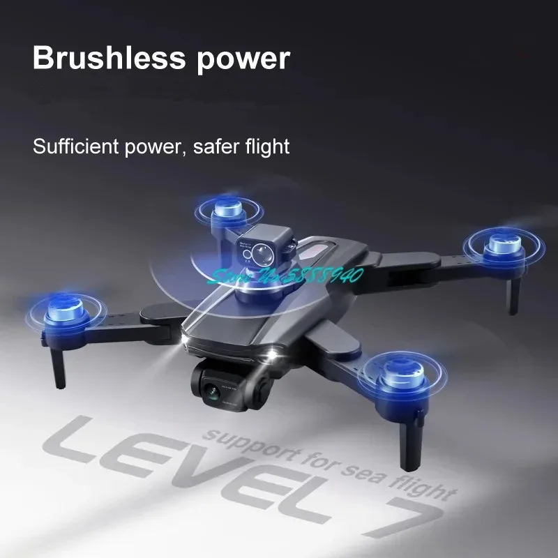 GPS Brushless Smart Return Follow Me WIFI FPV RC Drohne 5G 25 Min 8K Dual Kamera 360 °   Hindernisvermeidung Funkgesteuerter Quadrocopter