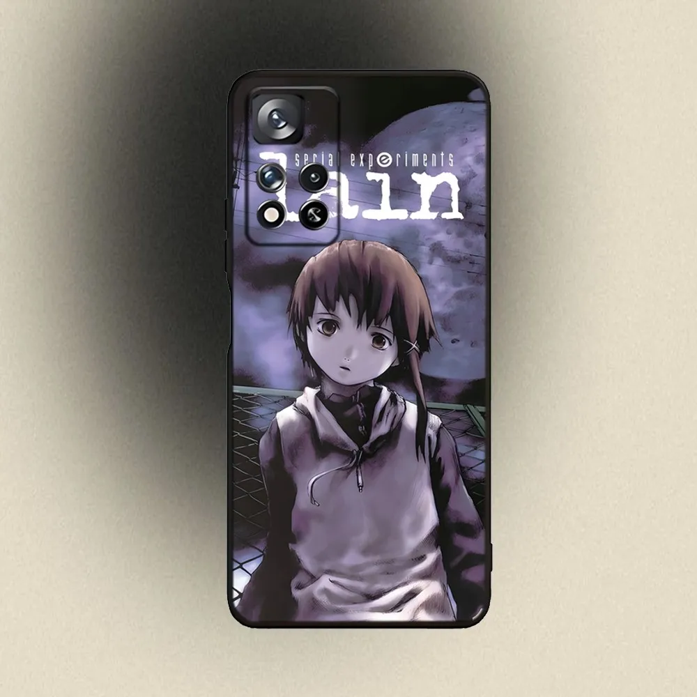 Serial Experiments L-Lain Phone Case For Samsung Galaxy A20,A21s,A22,A31,A32,A52,A53,A72,73,A80,A91 Soft Black Cover