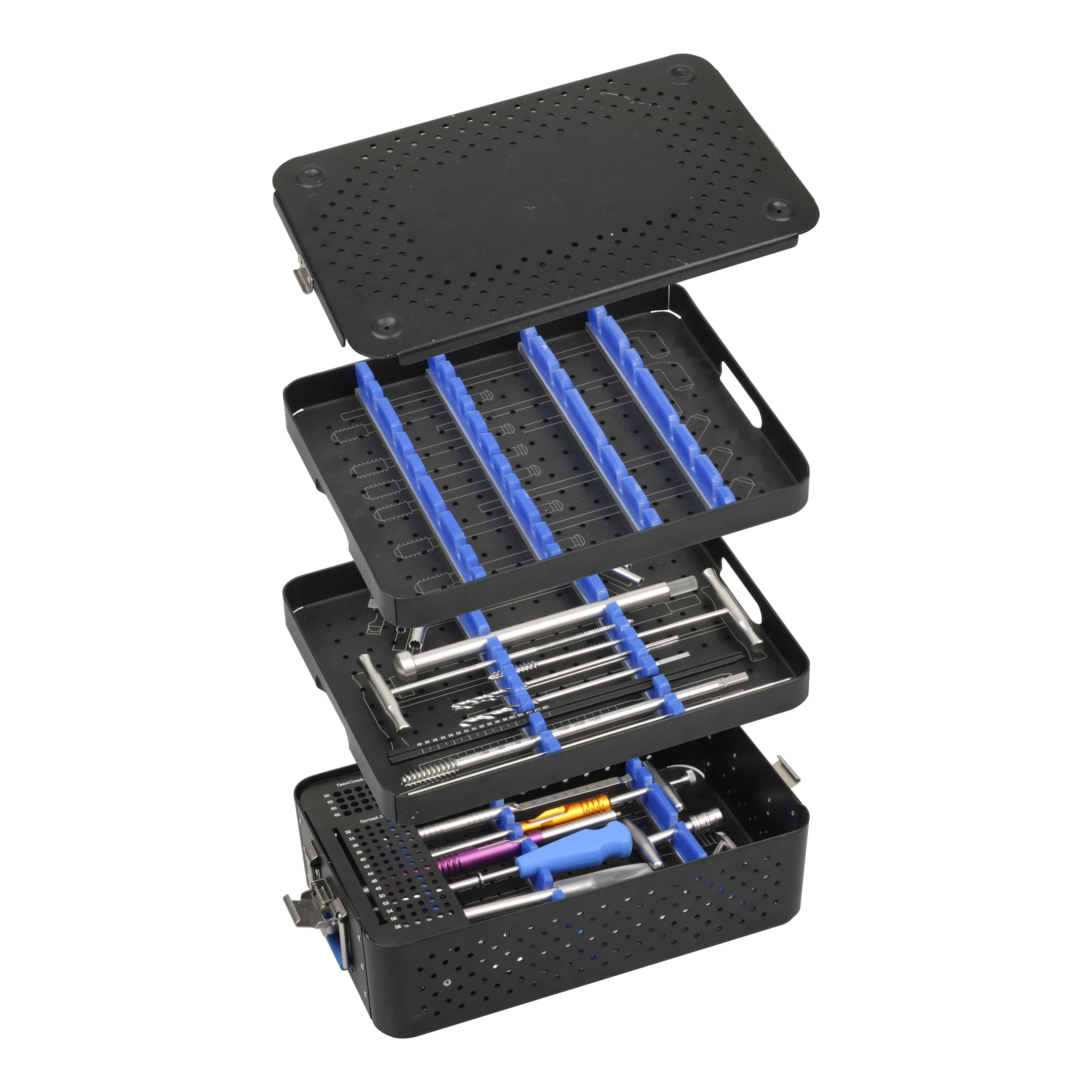 Manufacturer Of Orthopedic Surgical Instruments DHS/DCS Instrument Set II For Trauma Operation