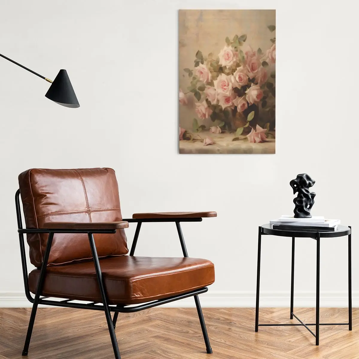 لوحة فنية جدارية حديثة من القماش، ديكور الغرفة، 12 × 18 بوصة، ديكور غرفة كاواي #6