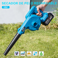 18V Electric Air Blower Garden Cordless Vacuum Cleaner Dust Computer Collector Handheld Power Tools For Makita Battery