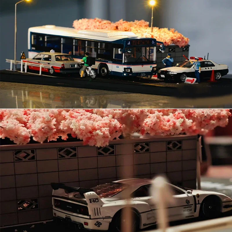 Mini Kersenbloesem Boom Model Multi Size Plant Stereoscopisch Model Kit Diy Zandtafel/HO Spoorweg Scène Layout Accessoires 5PC