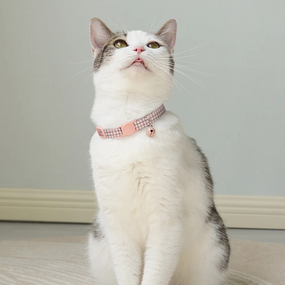 Quick Release Cat Collar Soft Nylon Puppy Kitten Necklace Safty Breakaway Pet Collars With Bell Accessories For Small Dog Cats