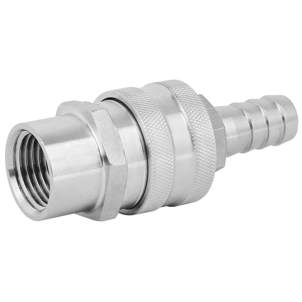 Female Thread 1/2inch Npt, Quick Disconnect Equipment Beer Pump Accessory Female Thread 1/2inch Npt1/2inchbarb for Homebrewers