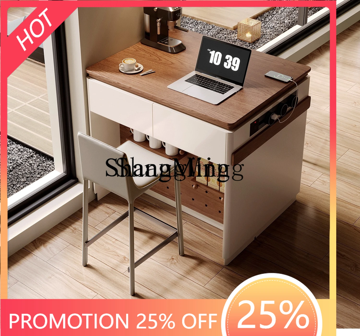 

ZYYdining side locker, living room storage, simple dining separate collapse, light luxury dining table, island cabinet