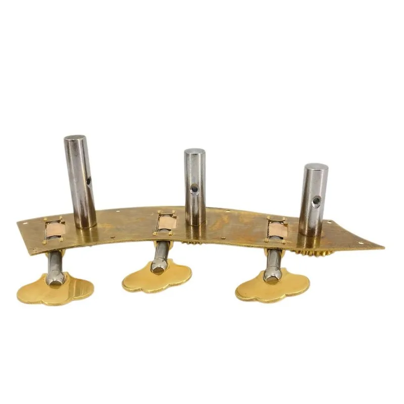 3/4 Size 5 String Double Bass Tuning Pegs Integrated Brass Tuners Contrabass String Winder Parts