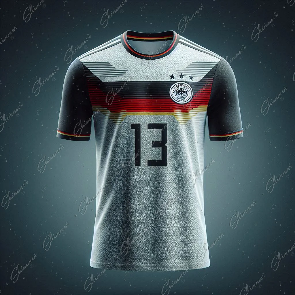 Fußball T-Shirts kurze Ärmel Pop Kinder Jugend Training und Wettbewerb Tops Fußball Trikot 2024 Deutschland Shirt Kleidung Ball