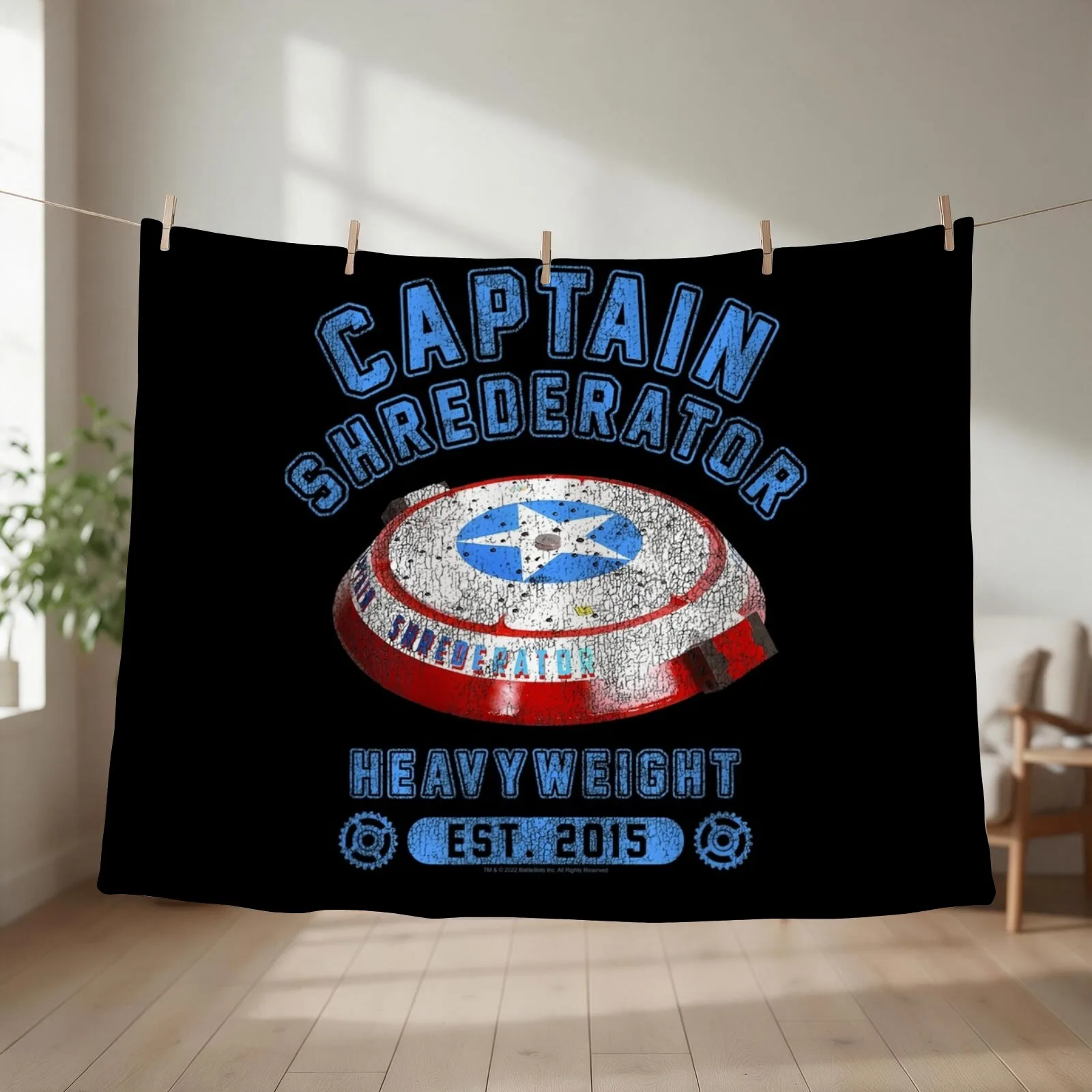 Robot Combat Television - Vintage Show Throw Blanket Sofa Throw Heavy Luxury Throw Bed Blankets
