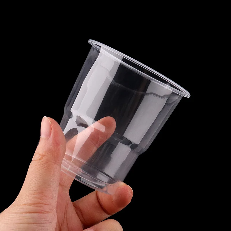 25/50/100 pcs Plastic New Disposable clear outdoor picnic plastic tasting cup Birthday Kitchen Party Tableware.