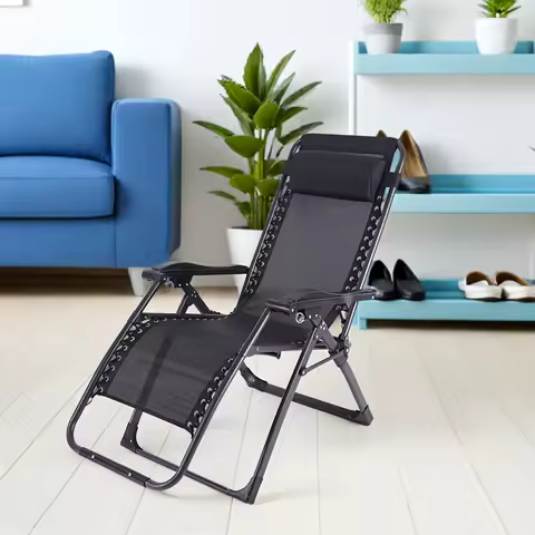 2Pcs Outdoor Folding Leisure Chair Head Pillow Premium Deck Chair Neck Support Removable Cushion Leisure Supplies