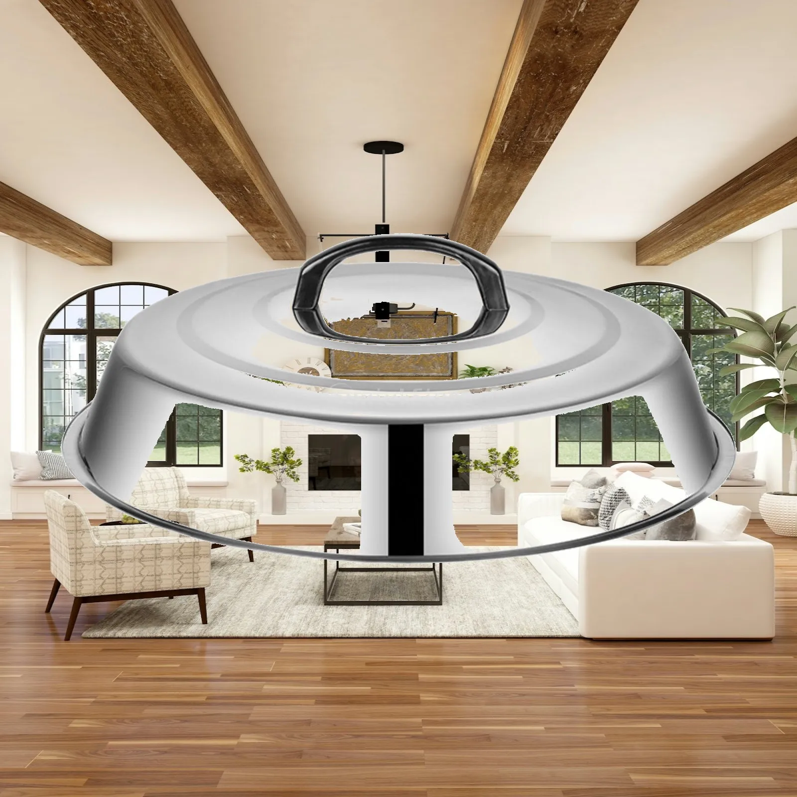 Griddle Dome Steam Lid Round Burger Cover Basting Cheese Melting Dome for BBQ Hamburger Grill Accessory