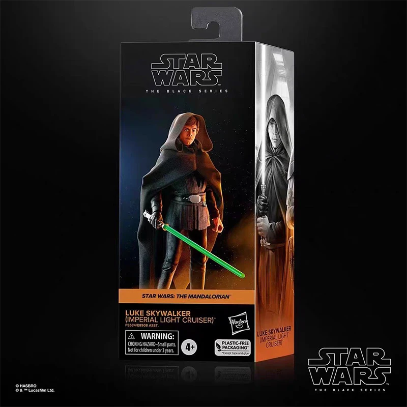 Hasbro-figura de acción de STAR WARS Para Niños, modelo de juguete de la serie Black Luke DIN DJARIN HK-87, colección de juguetes de regalo para niños de 6 pulgadas y más de 4 años