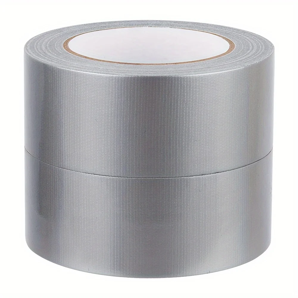 YITAPE Silver Duct Tape 50mm*10M Waterproof Cloth Repair Tape Heavy Duty Adhesive for Auto Pipe Plumber Industrial Fix 1 Roll