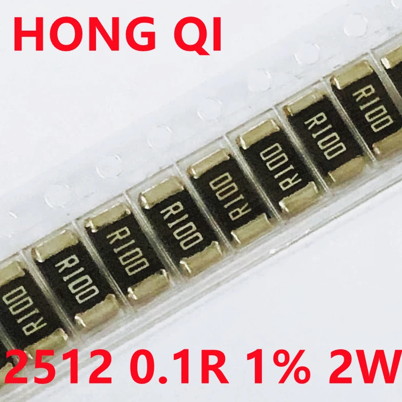 20PCS ตัวต้านทานโลหะผสม 2W R001 R002 R003 R004 R008 R009 R010 R012 R015 2512 1% R020 R025 R060 R070 R100 R120 R150 R300 R500 SMD