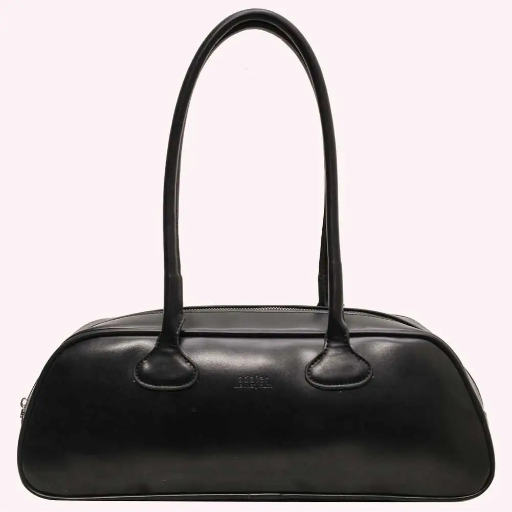 Женская модная сумка на плечо, большая вместительная винтажная сумка из искусственной кожи подмышками, однотонная модная сумка для покупок, сумка на одно плечо