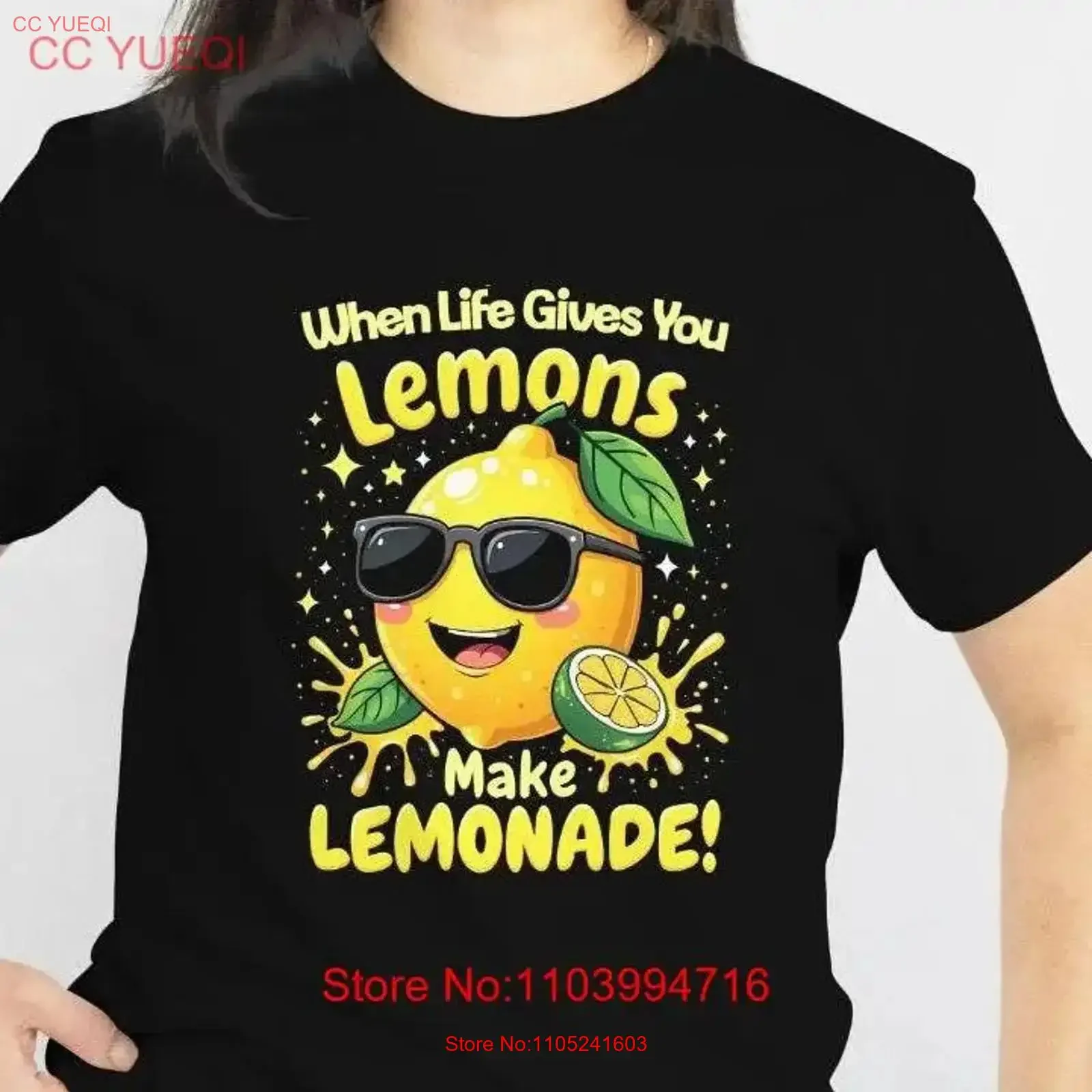 T-shirt « Quand la vie vous fait des citrons, faites de la limonade » - Idée amusante et motivante pour les amateurs de citrons et les optimistes - Style vintage