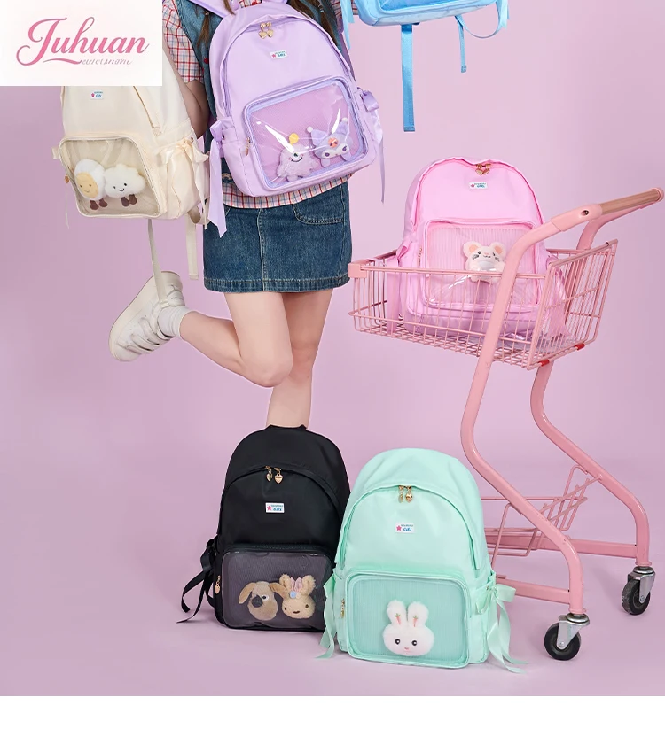 Japanese Ltabag Backpack Waterproof Large-capacity Travel Backpack 2025 Girls College Wind Two-dimensional Schoolbag for Women
