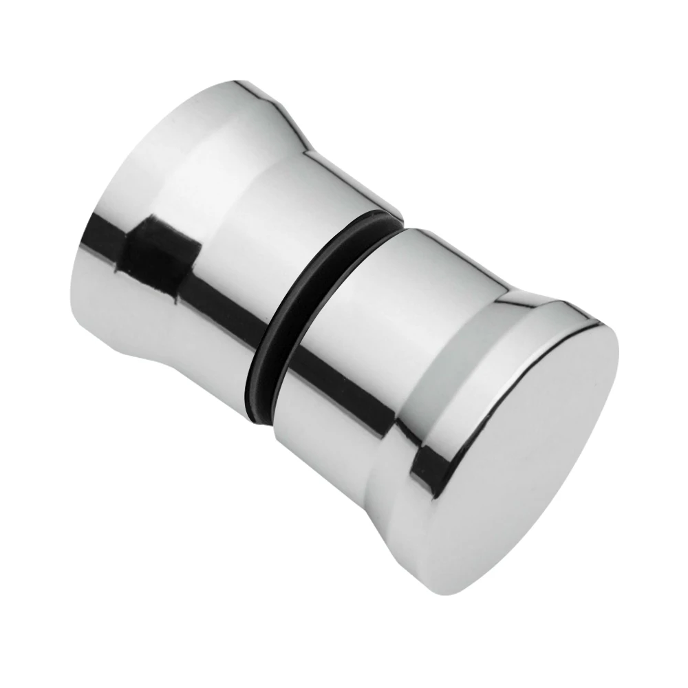 Handle HandlDoor Knob Bathroom Door Replacement Handle Chrome Plastic Handle Silver Wine Cabinet Handle Shower Glass Door Pulls